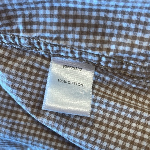 Pendleton Plaid Checkered 100% Cotton Button Down Shirt Size Small - Picture 3 of 7